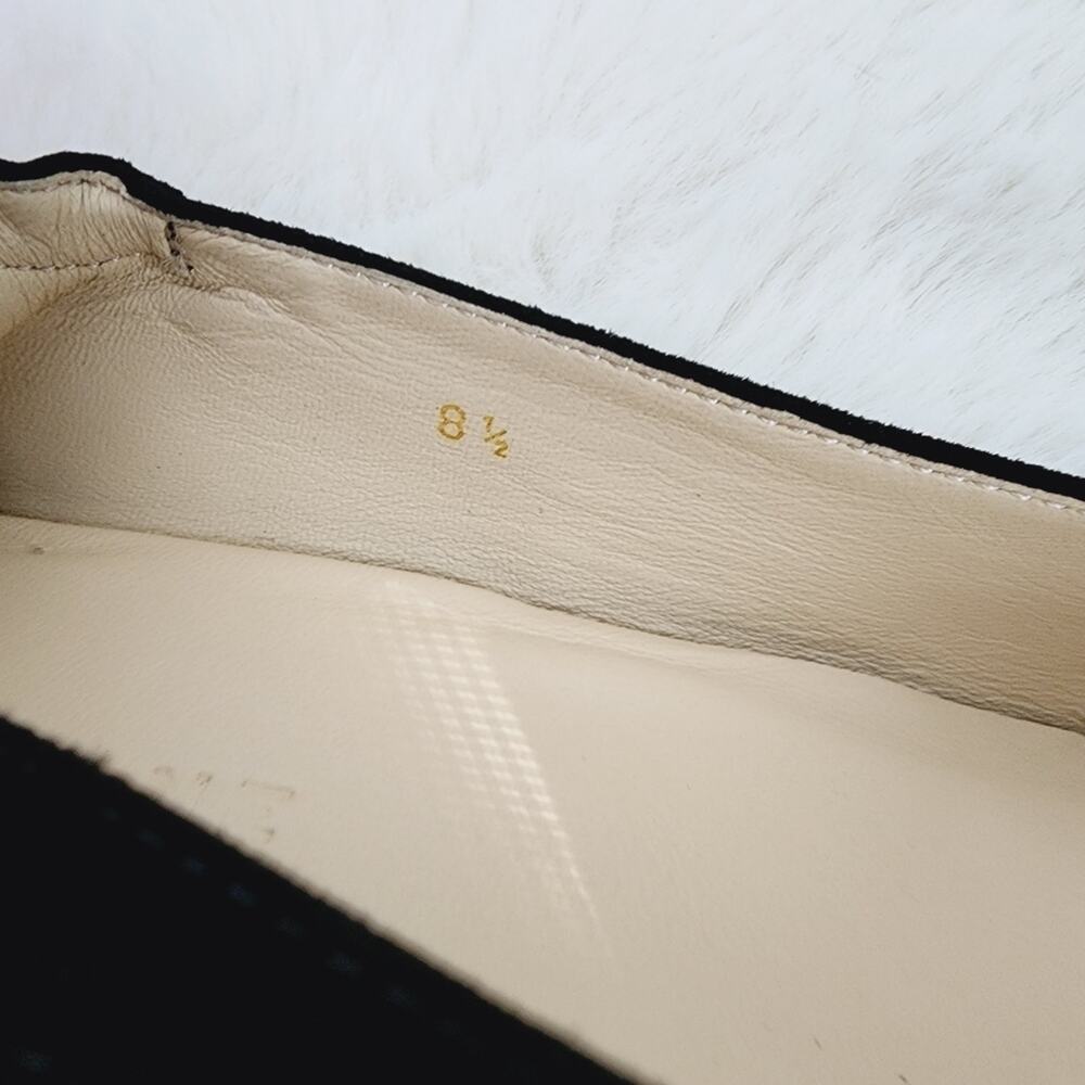 Everlane The Day Block Heel 8.5 Black Suede Leather Round Toe Pump Comfort New - Picture 9 of 12
